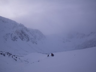 Coire an T-Sneachda before the weather got bad