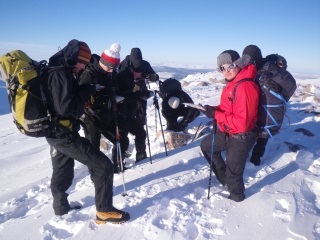 Navigating enroute to Cairngorm