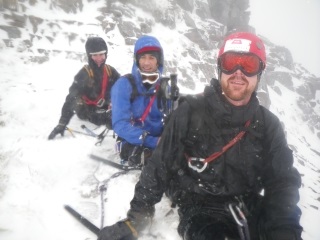 Simon, Paul and Rich at the top of Way Up
