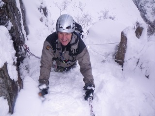 Ian leading on the Zig Zags