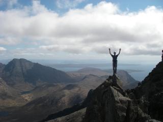 Knights Peak on Sgurr nan Gillean Knights Peak on Sgurr nan Gillean