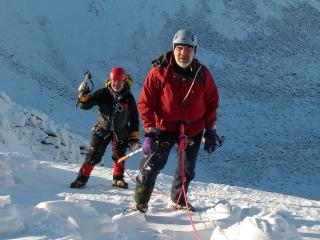 Completing a Winter Climb in the Cairngorms