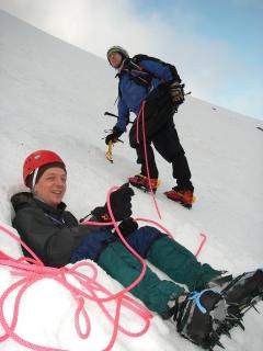 Winter Climbing Belays
