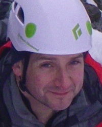 Paul climbing on Fuar Tholl