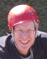 Peter climbing at Ardheslaig