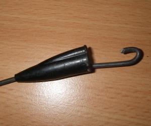 Note the pen lid and small radius hook